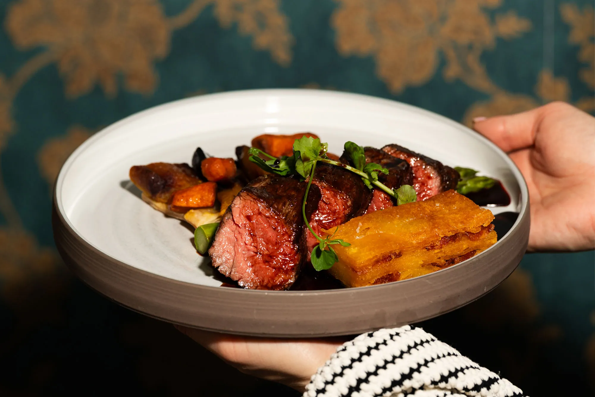 Plat principal bij Restaurant Sophia Den Haag 