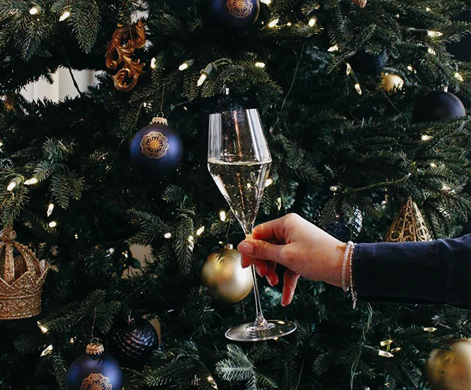 Champagne Glass for the Carlton Ambassador Christmas Tree